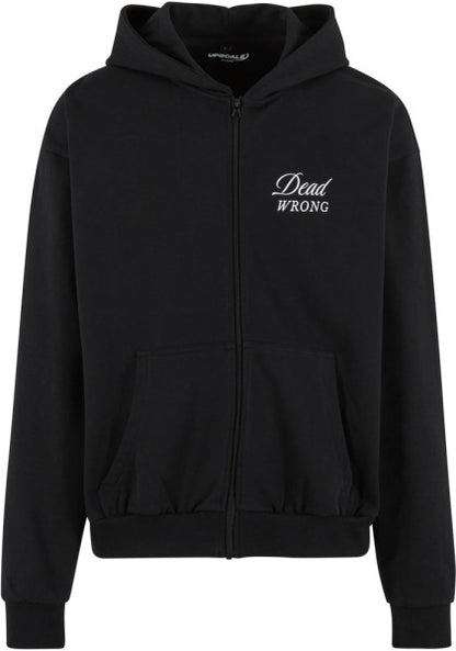 UPSCALE OVERSIZED DANGEROUS GROUNDS ZIP HOODY
