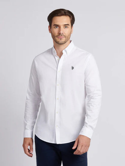 U.S POLO ASSN MAN REGULAR FIT POPLIN BUTTON DOWN SHIRT