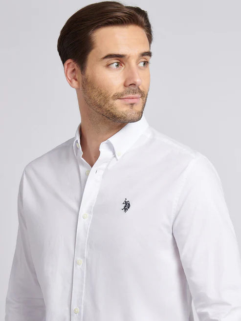 U.S POLO ASSN MAN REGULAR FIT POPLIN BUTTON DOWN SHIRT