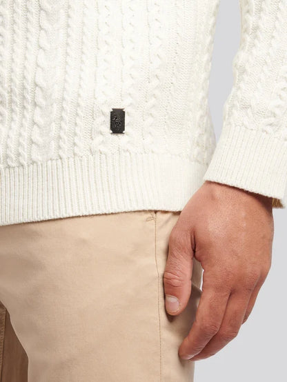 U.S POLO ASSN MAN CABLE KNIT SWEATER