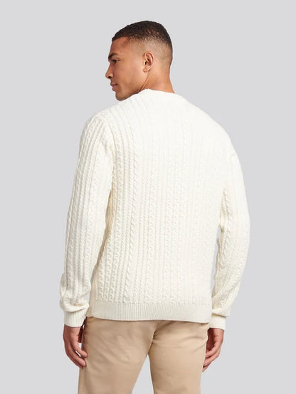 U.S POLO ASSN MAN CABLE KNIT SWEATER