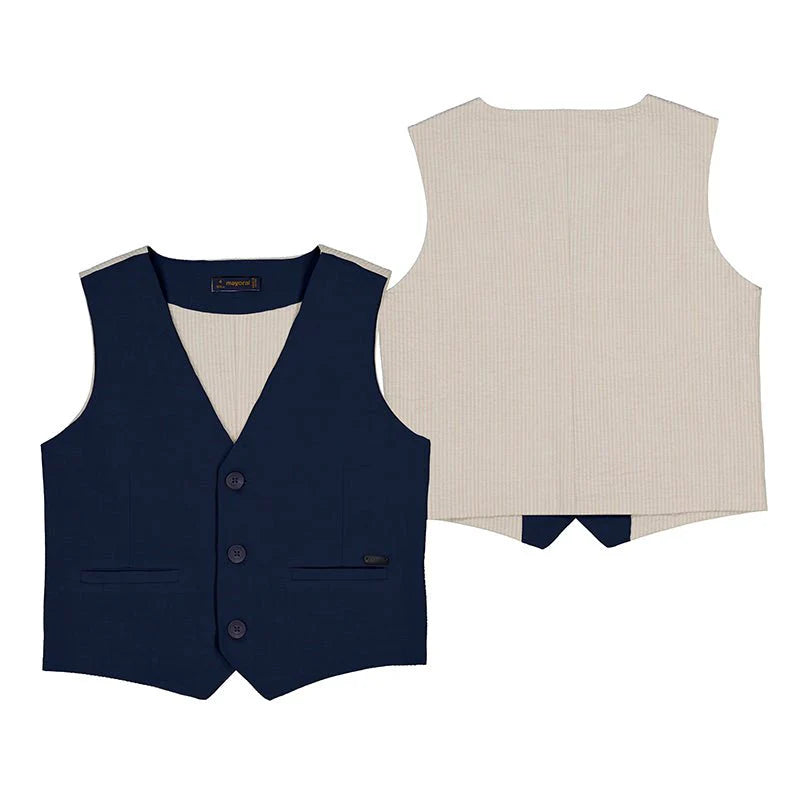 MAYORAL COTTON LINEN VEST