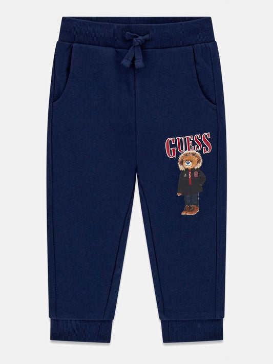 GUESS KIDS FRENCH TERRY REGULAR PANTS
