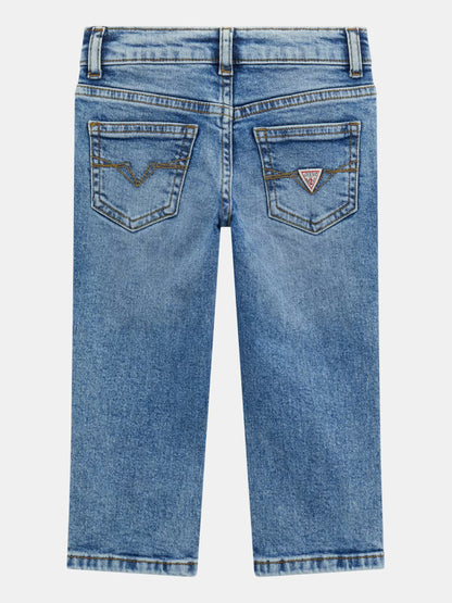 GUESS JEANS BOYS COMFORT DENIM SLIM FIT PANTS