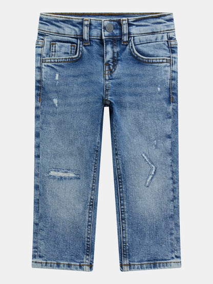 GUESS JEANS BOYS COMFORT DENIM SLIM FIT PANTS
