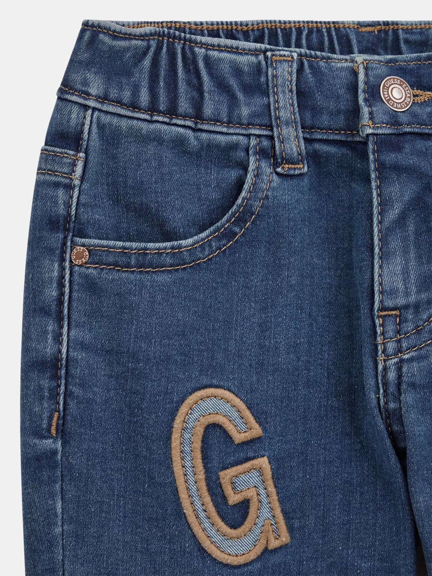 GUESS STRECH DENIM BALLON BOY PANTS
