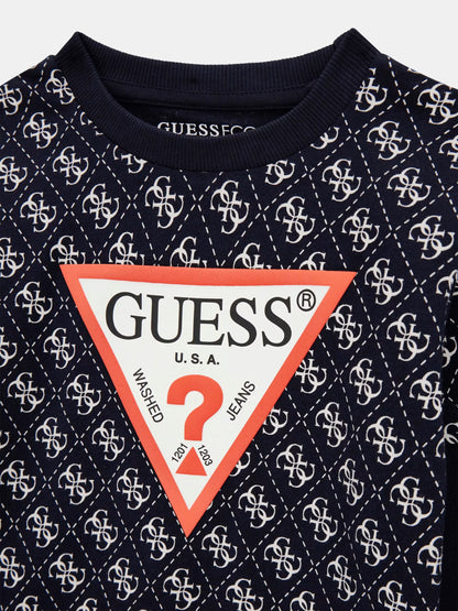 GUESS KIDS SET T SHIRT & ACTIVE PANTS