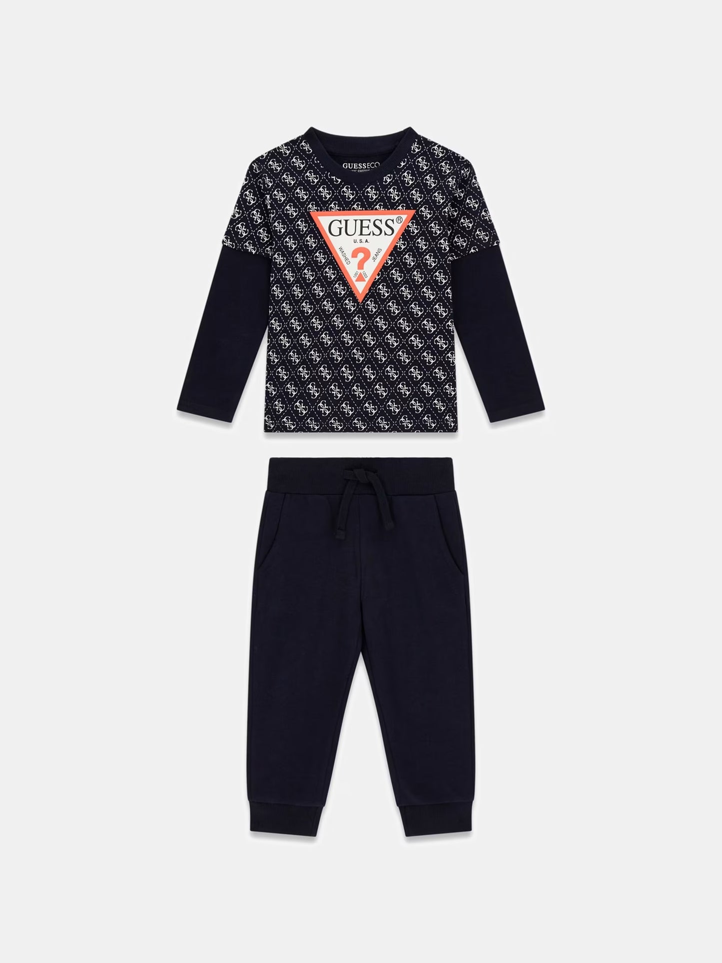 GUESS KIDS SET T SHIRT & ACTIVE PANTS