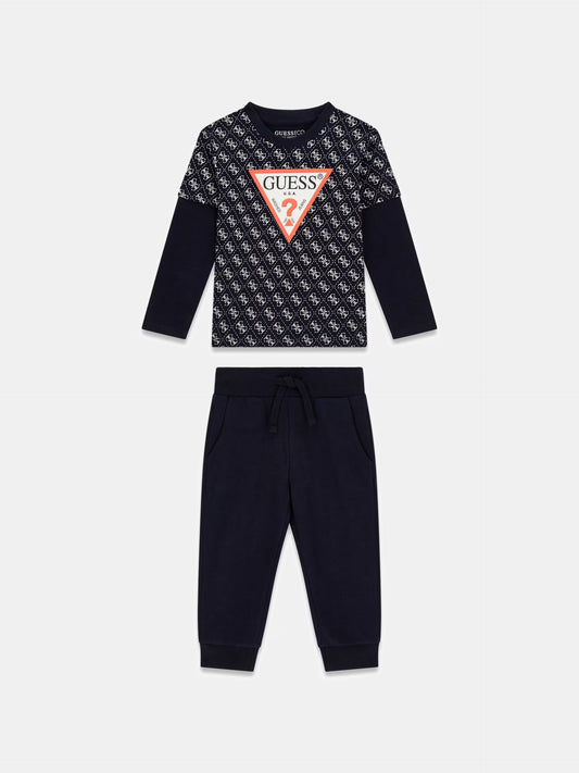 GUESS KIDS SET T SHIRT & ACTIVE PANTS