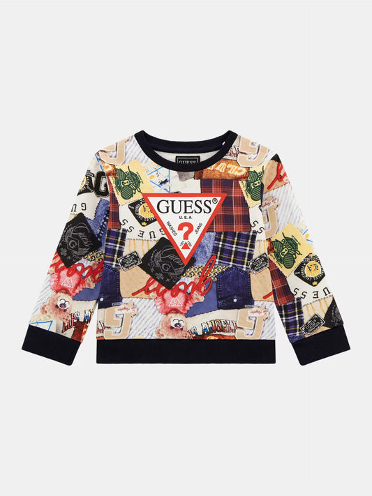 GUESS MULTIPATTERN TRIANGLE JUMPER