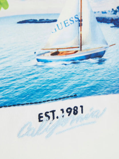 GUESS KIDS SAIL PRINT T SHIRT