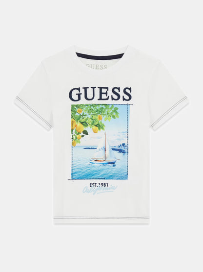 GUESS KIDS SAIL PRINT T SHIRT