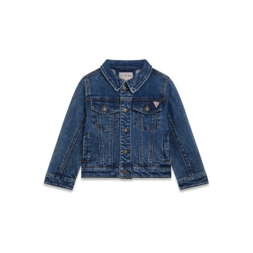 GUESS KIDS BACKPRINT DENIM JACKET