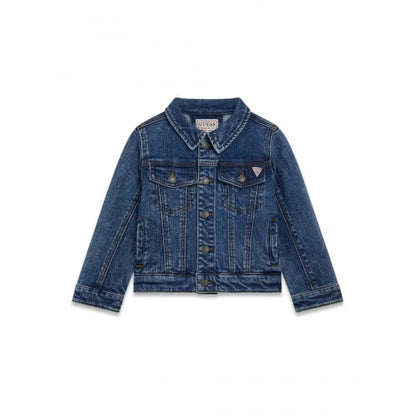 GUESS KIDS BACKPRINT DENIM JACKET
