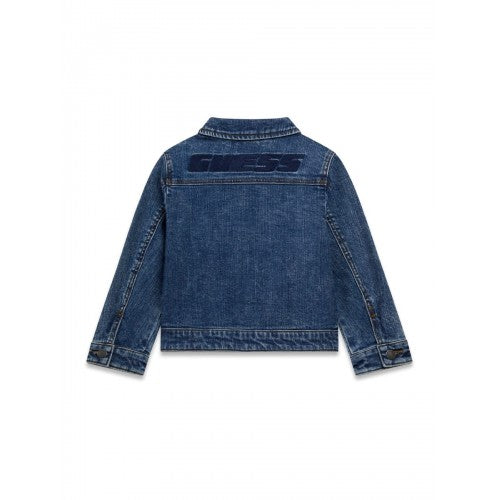 GUESS KIDS BACKPRINT DENIM JACKET