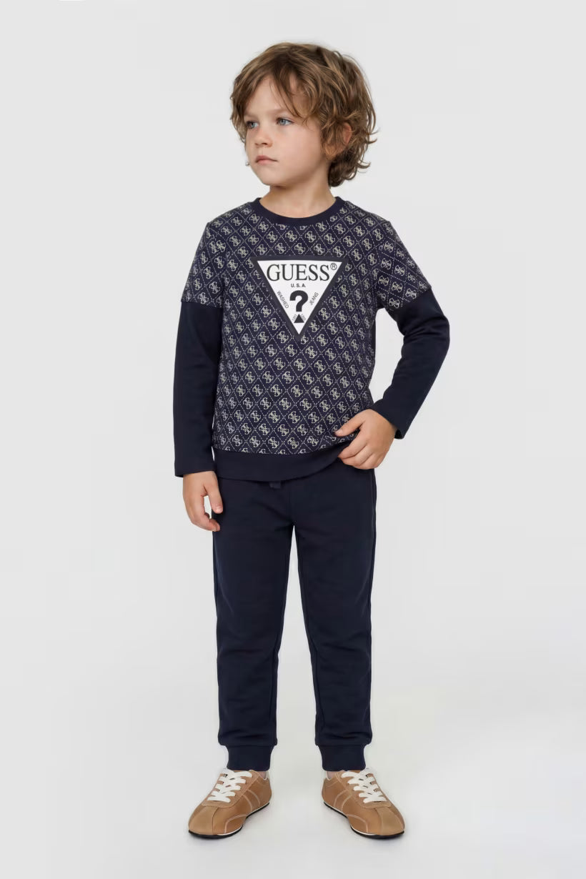 GUESS KIDS MULTILOGO COTTON SET