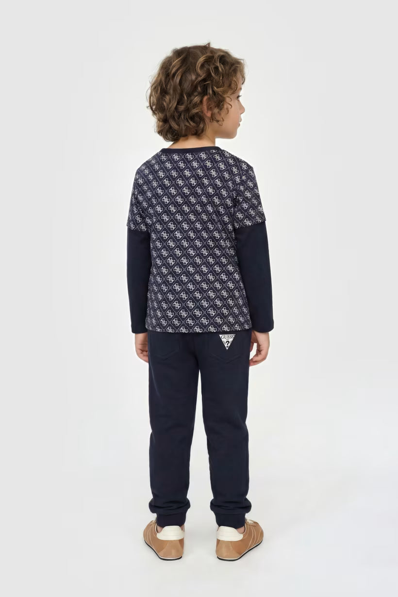 GUESS KIDS MULTILOGO COTTON SET