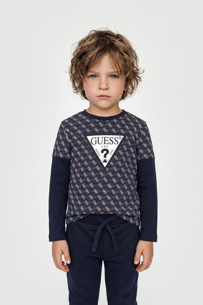 GUESS KIDS MULTILOGO COTTON SET