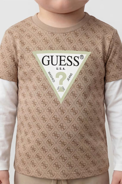 GUESS KIDS MULTILOGO COTTON SET
