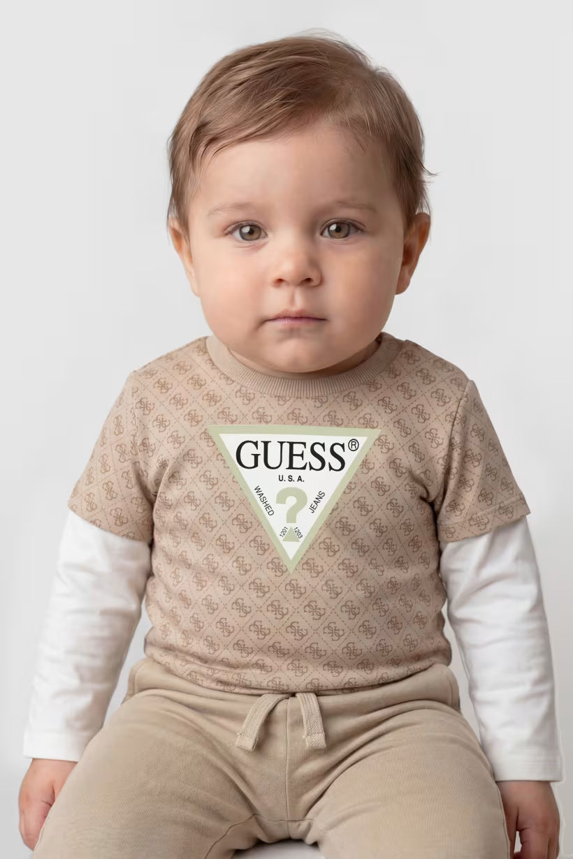 GUESS KIDS MULTILOGO COTTON SET