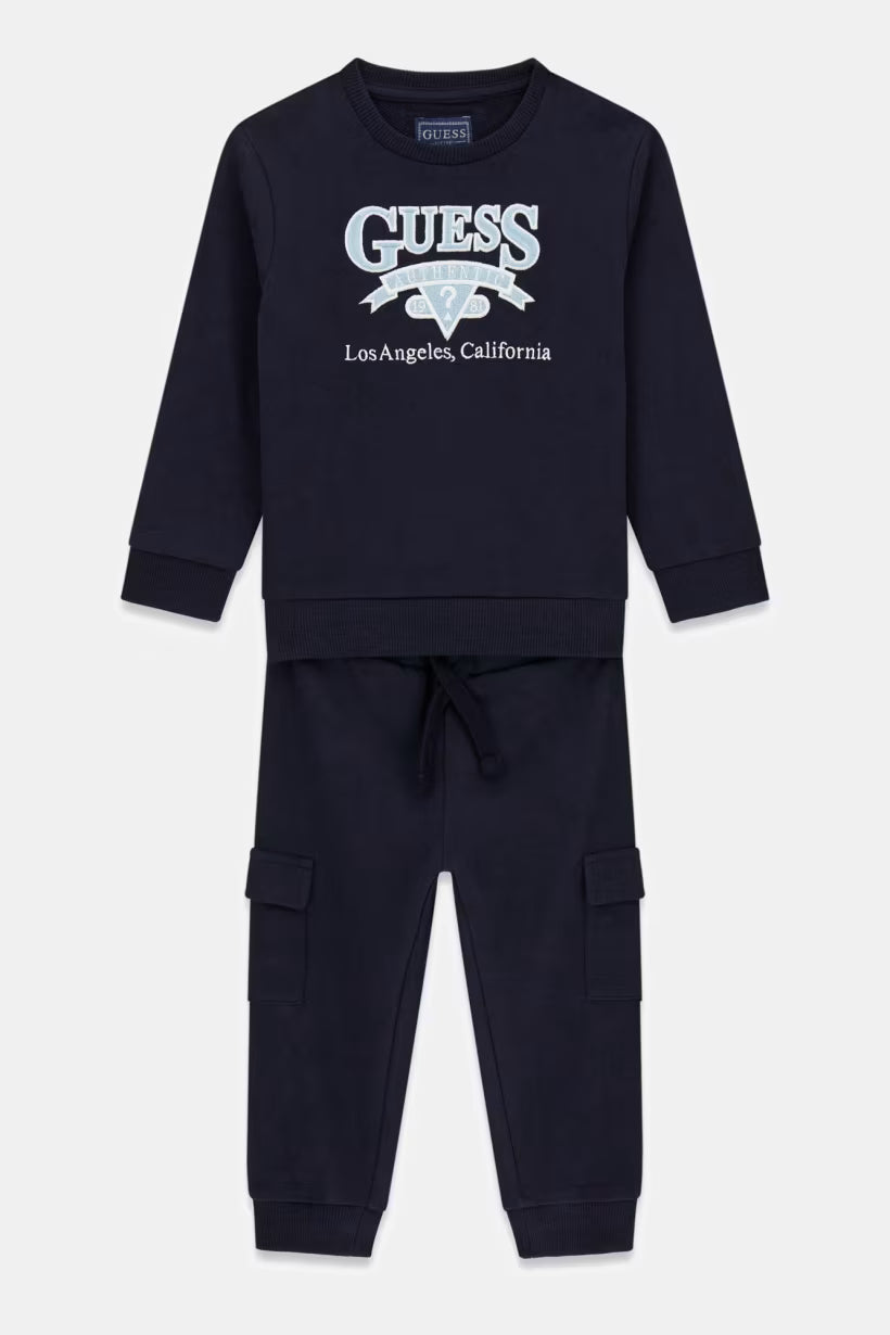 GUESS KIDS LS ACTIVE TOP & PANTS SET