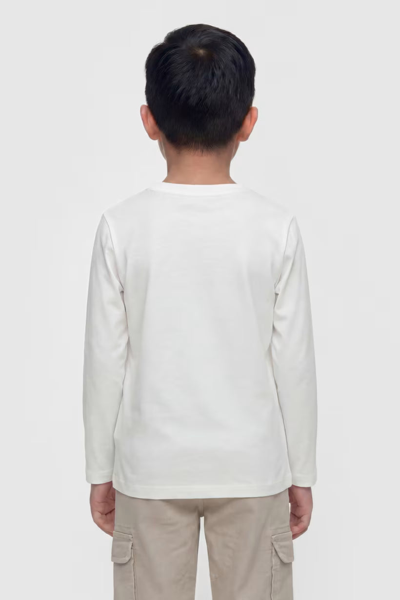 GUESS KIDS BABY BEAR LS T SHIRT