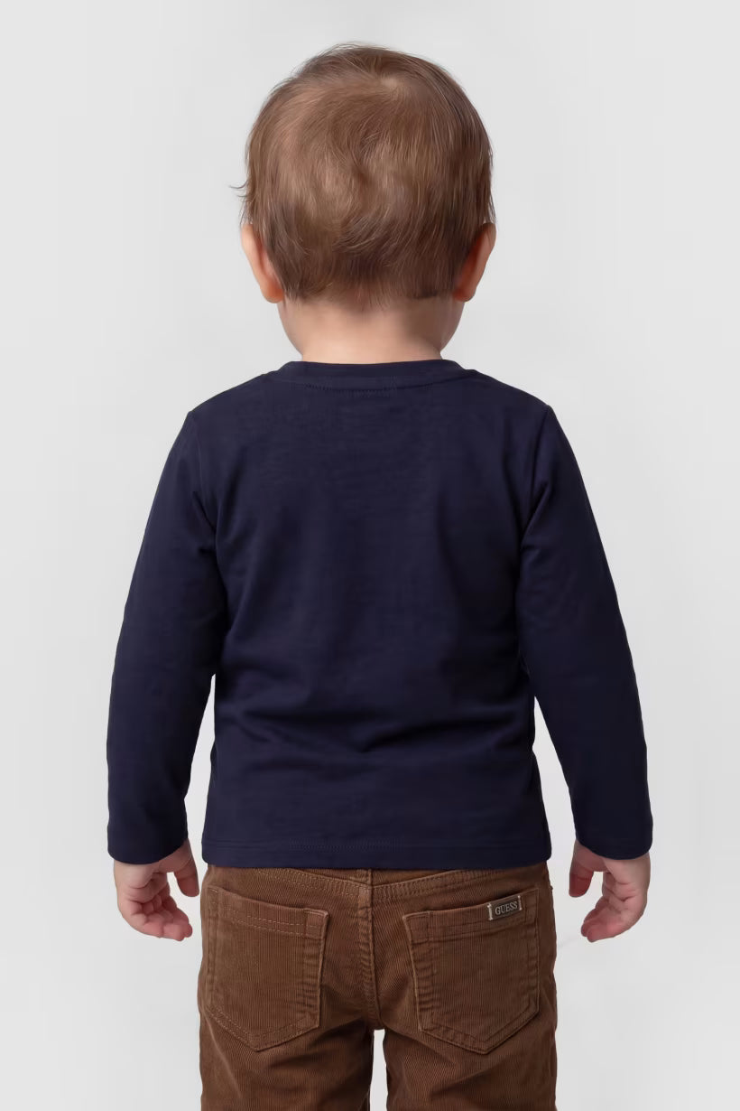 GUESS KIDS BABY BEAR LS T SHIRT