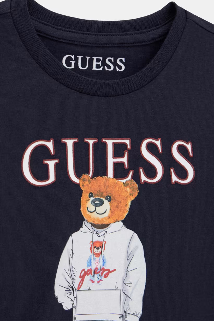 GUESS KIDS BABY BEAR LS T SHIRT