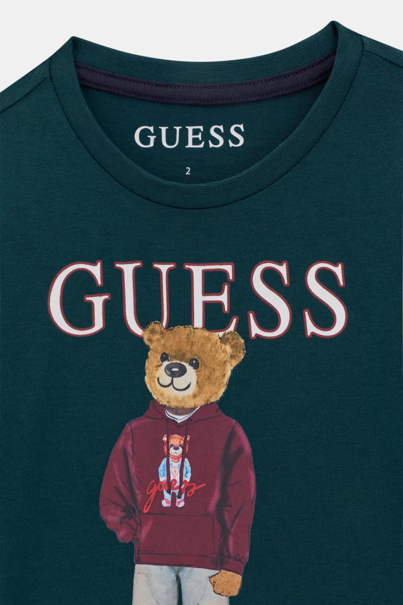 GUESS KIDS BABY BEAR LS T SHIRT