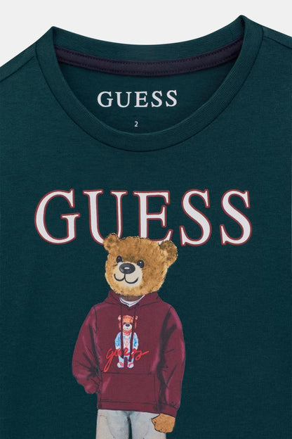 GUESS KIDS BABY BEAR LS T SHIRT