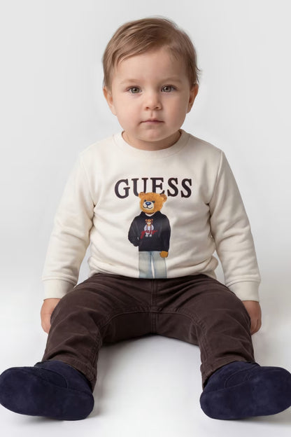 GUESS KIDS COTTON TERRY SWEATSHIRT