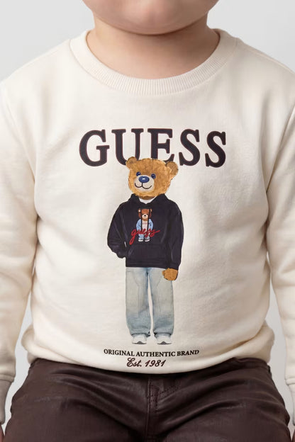 GUESS KIDS COTTON TERRY SWEATSHIRT