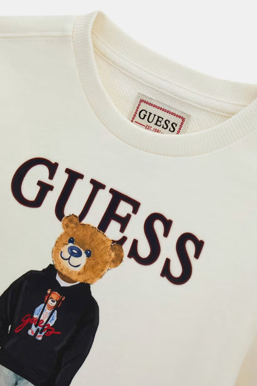 GUESS KIDS COTTON TERRY SWEATSHIRT