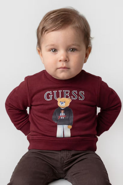 GUESS KIDS COTTON TERRY SWEATSHIRT