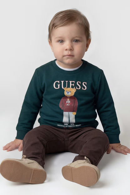 GUESS KIDS COTTON TERRY SWEATSHIRT