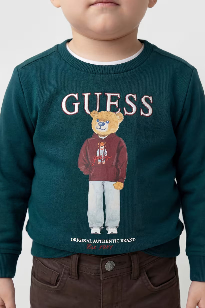 GUESS KIDS COTTON TERRY SWEATSHIRT