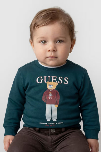 GUESS KIDS COTTON TERRY SWEATSHIRT