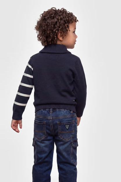GUESS KIDS BOYS KNITTED CARDIGAN