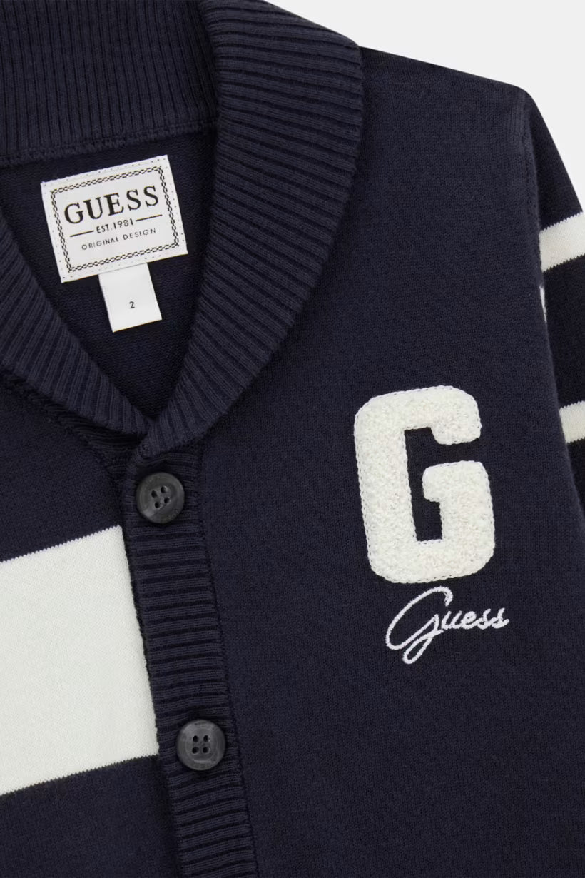 GUESS KIDS BOYS KNITTED CARDIGAN