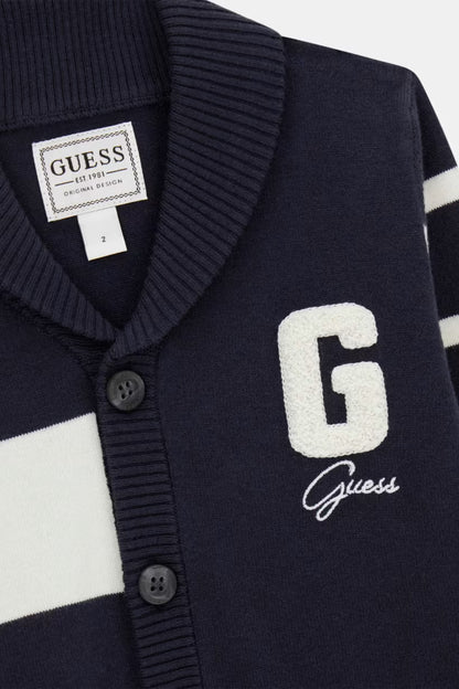 GUESS KIDS BOYS KNITTED CARDIGAN