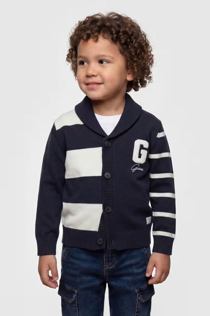 GUESS KIDS BOYS KNITTED CARDIGAN