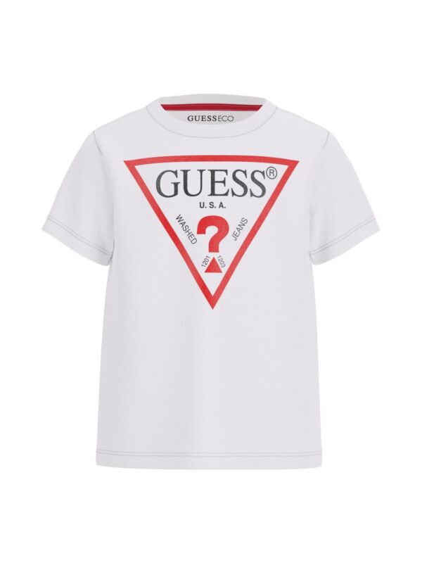 GUESS KIDS CORE TRIANGLE LOGO T SHIRT