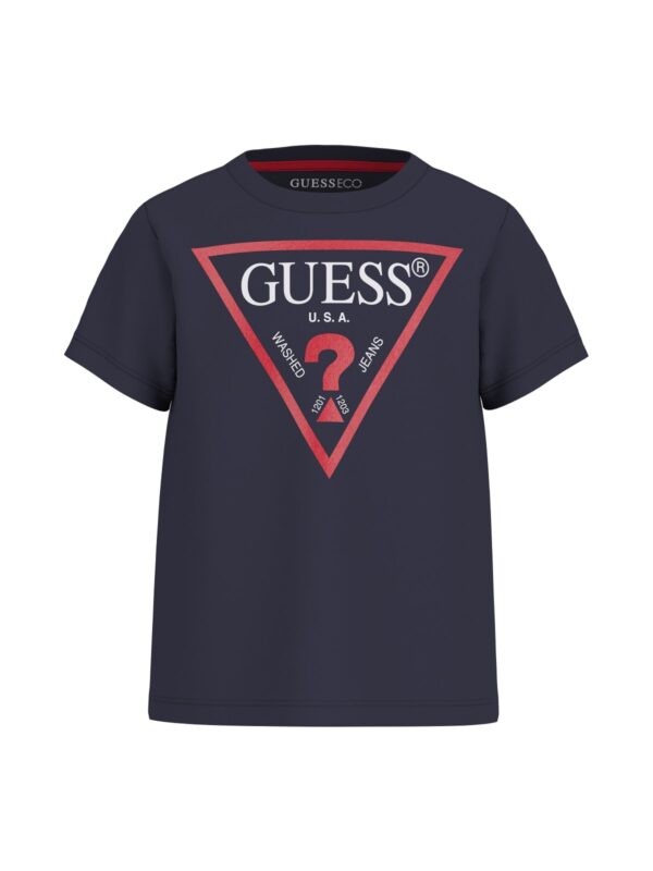 GUESS KIDS BASIC TRIANGLE LOGO T SHIRT