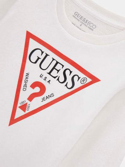GUESS TRIANGLE LOGO FLEECE