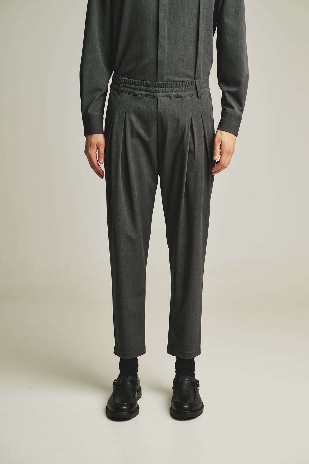 P/COC DOUBLE PLEADED OVERSIZED PANTS