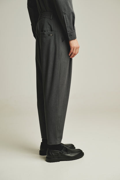 P/COC DOUBLE PLEADED OVERSIZED PANTS