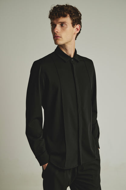 P/COC REGULAR COVERED PLACKET SHIRT