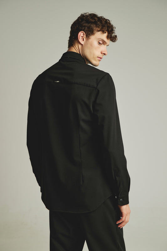 P/COC REGULAR COVERED PLACKET SHIRT