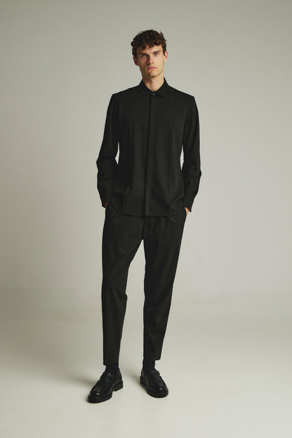 P/COC REGULAR COVERED PLACKET SHIRT