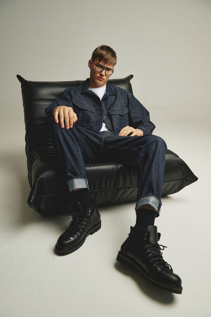 P/COC OVERSIZED BLUE JEAN